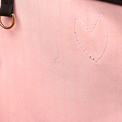 Louis Vuitton Damier Ebene Neo Neverfull MM Rose Ballerine 17 of 23