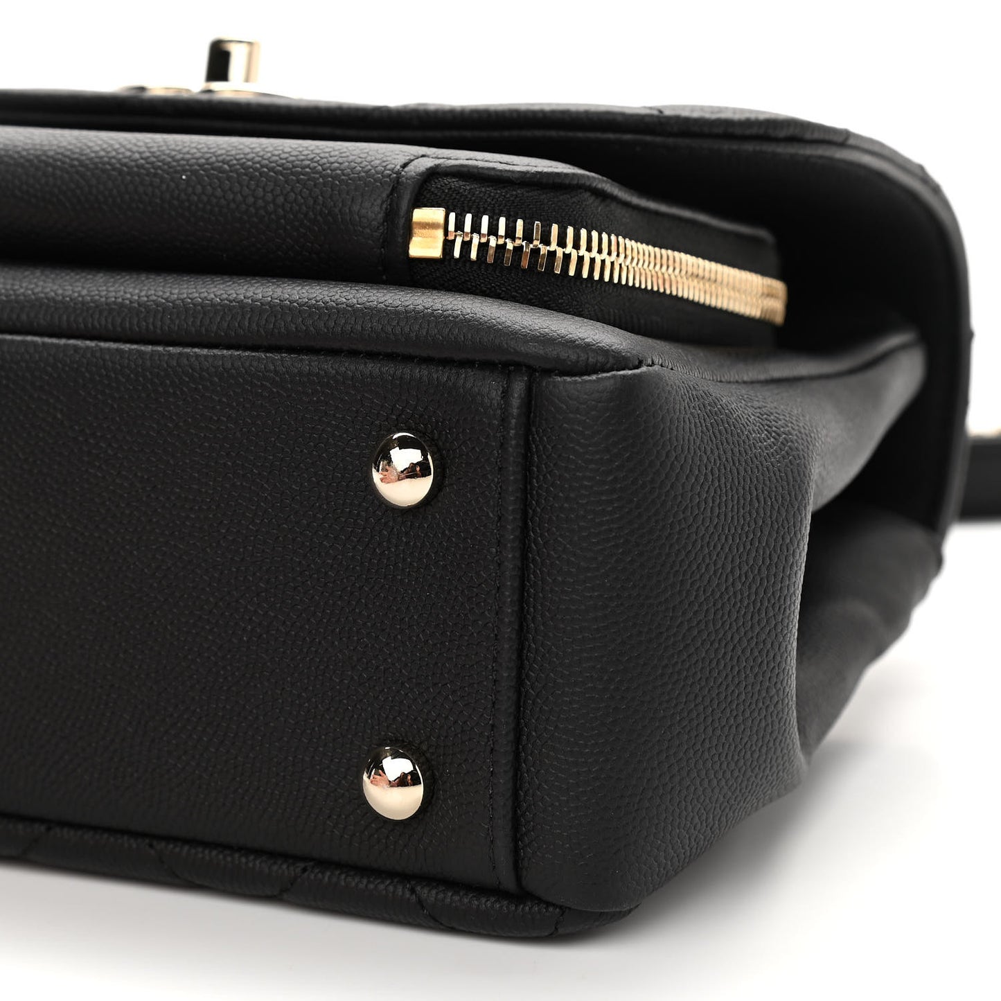 Caviar Quilted Small Business Affinity Flap Black