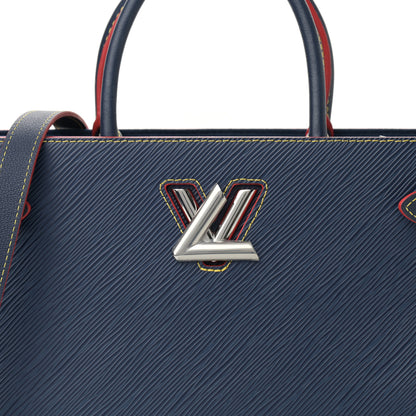 Louis Vuitton Epi Twist Tote Indigo 7 of 9