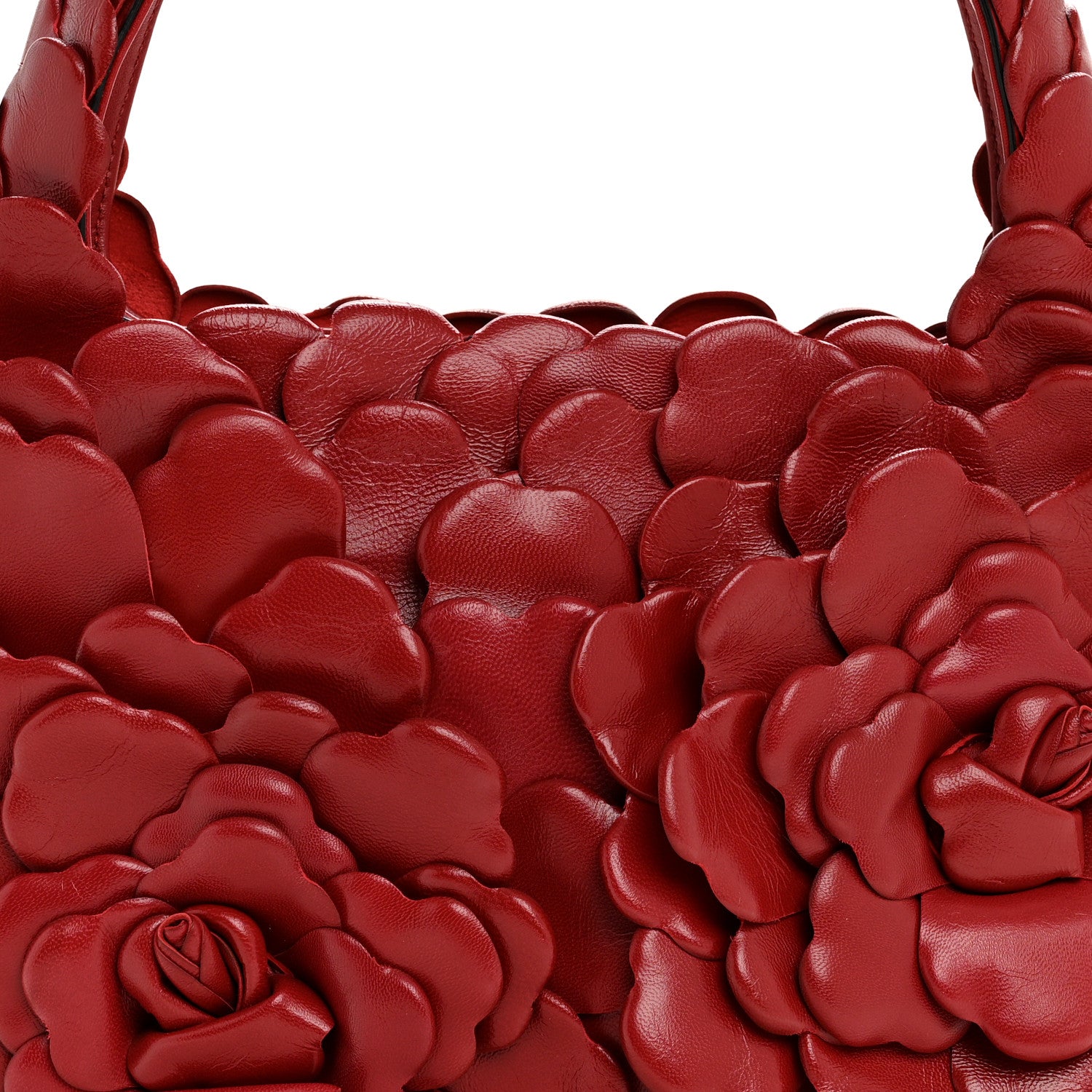 Valentino Garavani Nappa Atelier 03 Rose Edition Small Hobo Rosso Valentino 7 of 13