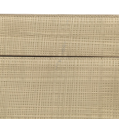 Loewe Calfskin Linen Embossed Large T Pouch Beige 8 of 8