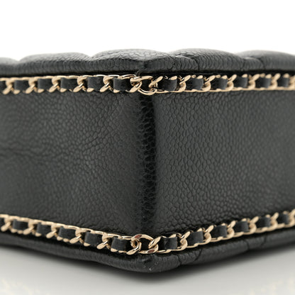 Chanel Caviar Quilted Evening Box Bag Black 9 of 10