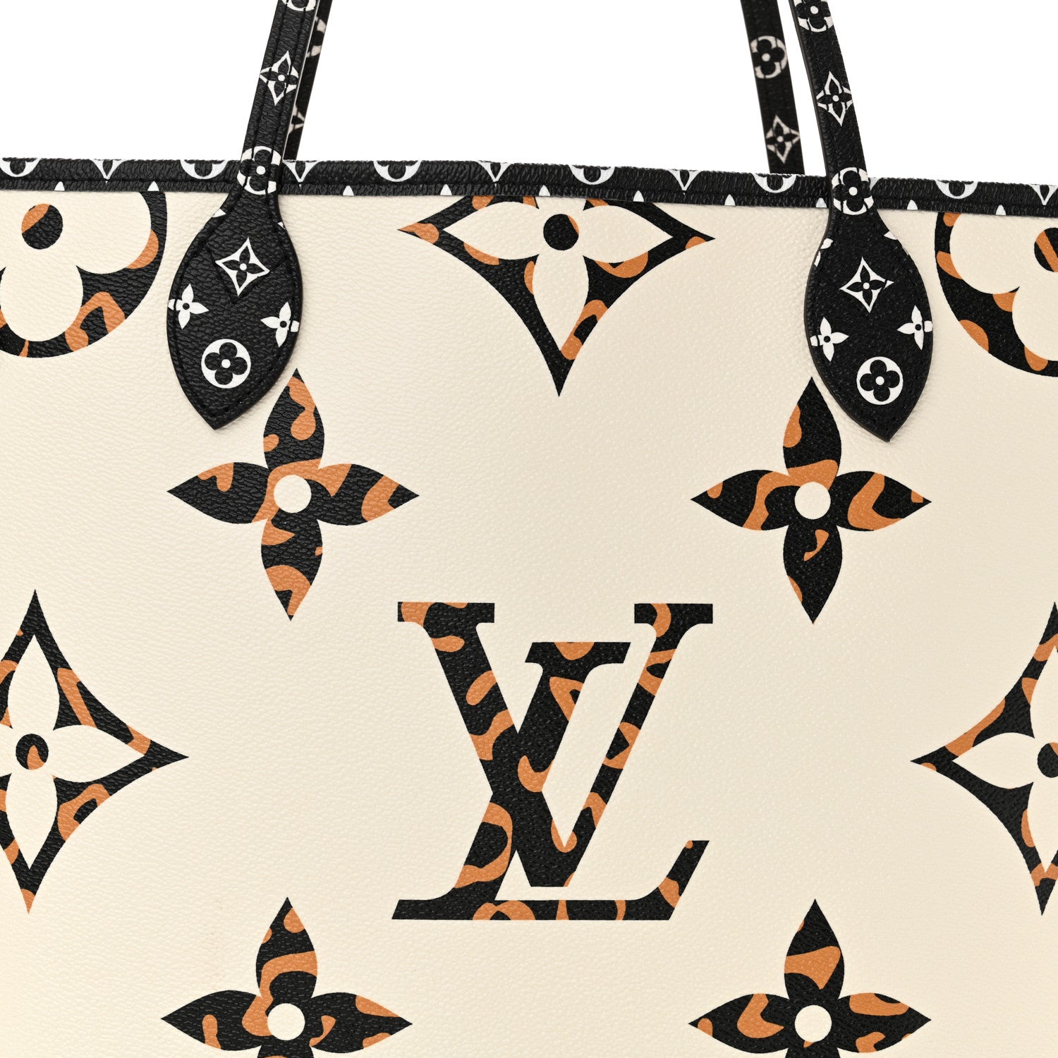 Louis Vuitton Monogram Giant Jungle Neverfull MM Ivory 8 of 12