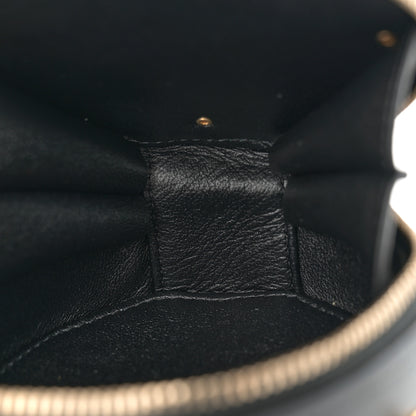 Chanel Metallic Lambskin Quilted Camelia Clutch Gold Black 5 of 10