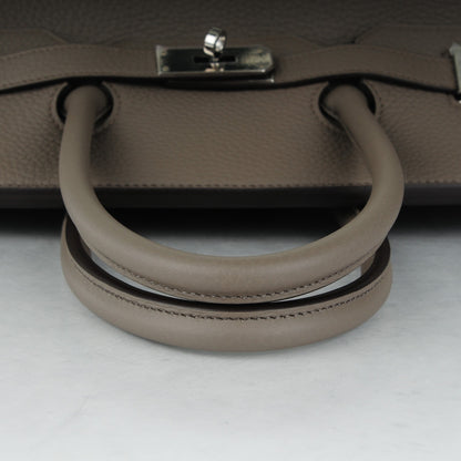 Hermes Taurillon Clemence Birkin 35 Etain 19 of 25
