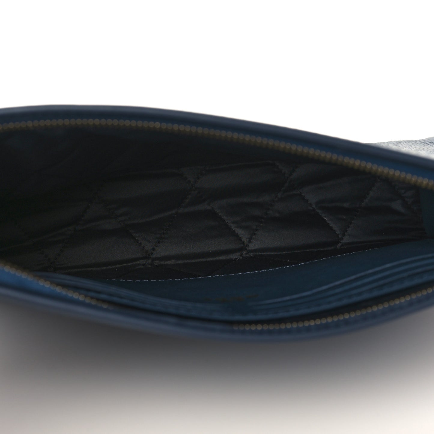 X NIGO Taurillon Monogram Denim Drip Pochette Voyage MM Blue