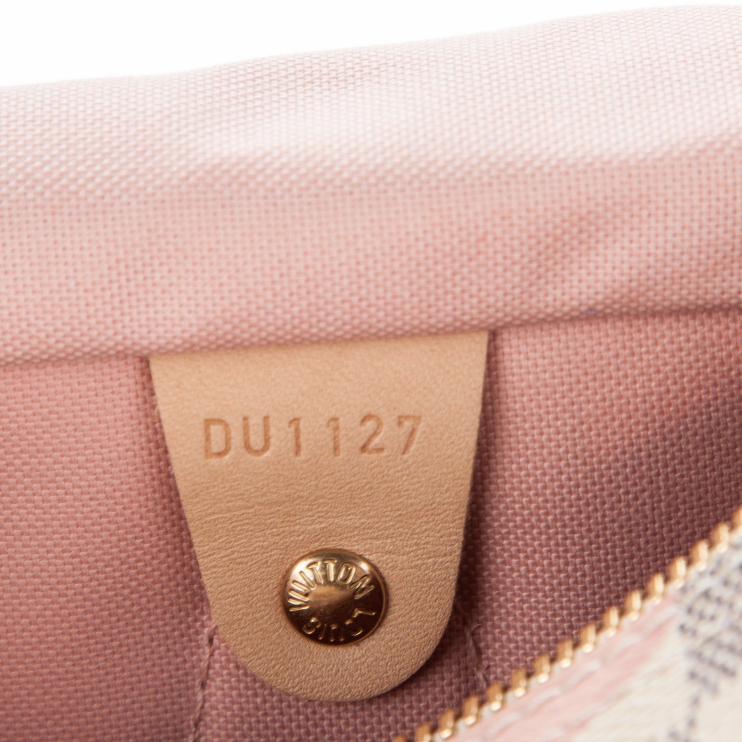 Louis Vuitton Damier Azur Tahitienne Speedy Bandouliere 30 Rose Ballerine 7 of 7