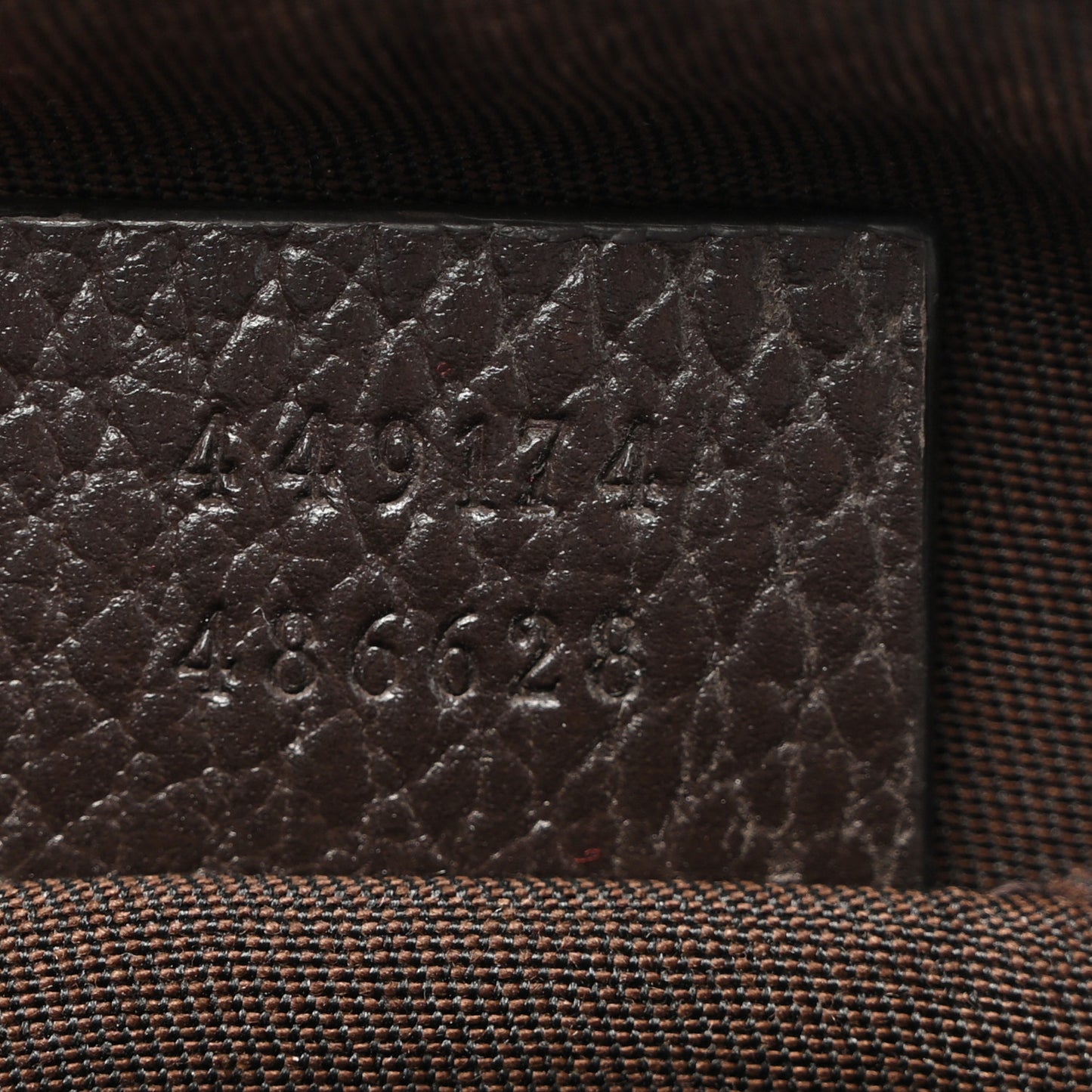 Monogram Belt Bag  Dark Brown