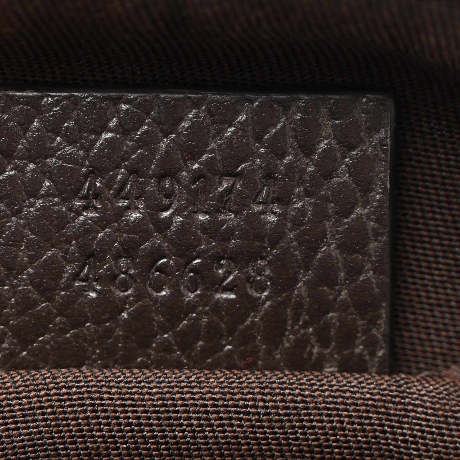 Gucci Monogram Belt Bag  Dark Brown 6 of 9