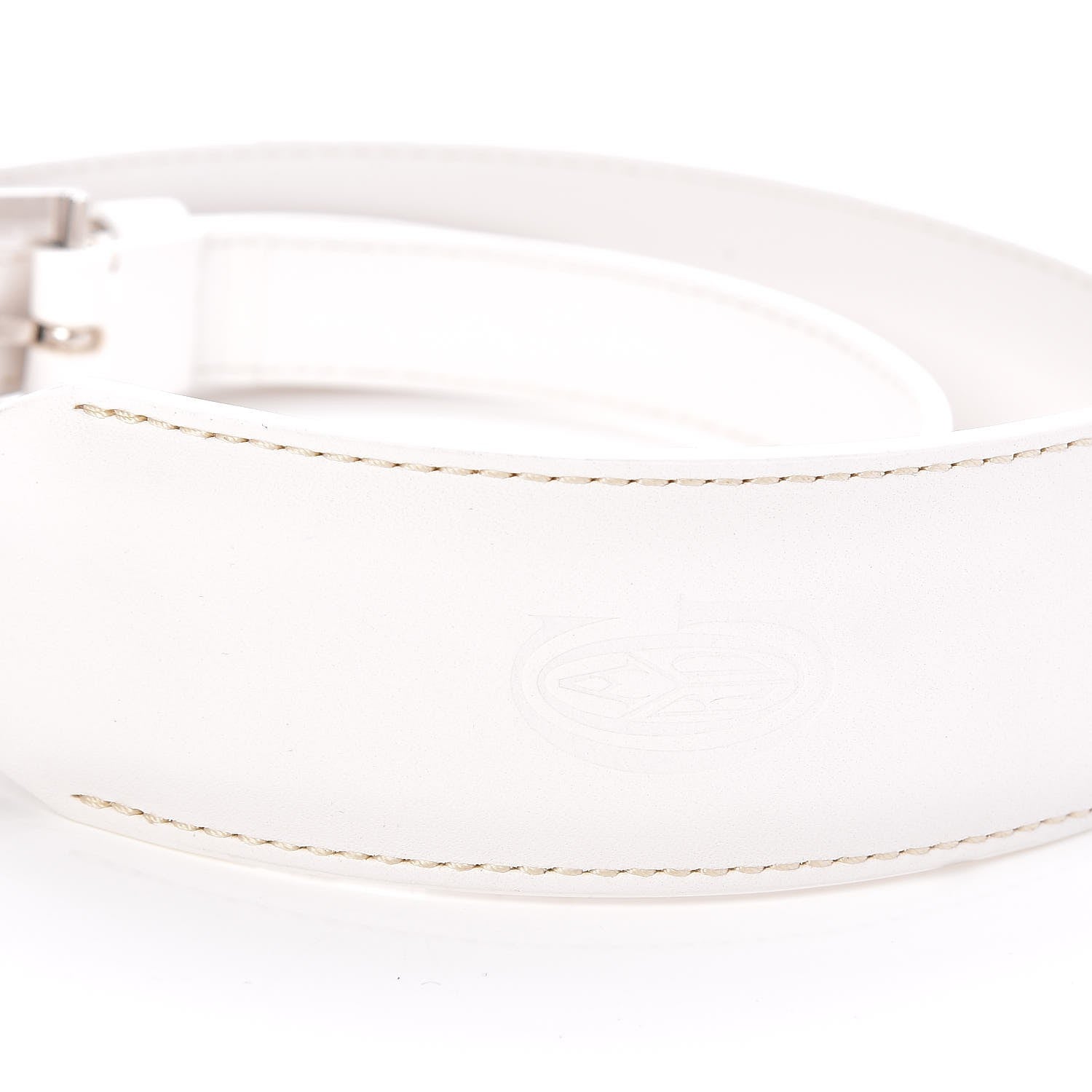 Goyard Calfskin Shoulder Strap White 6 of 7