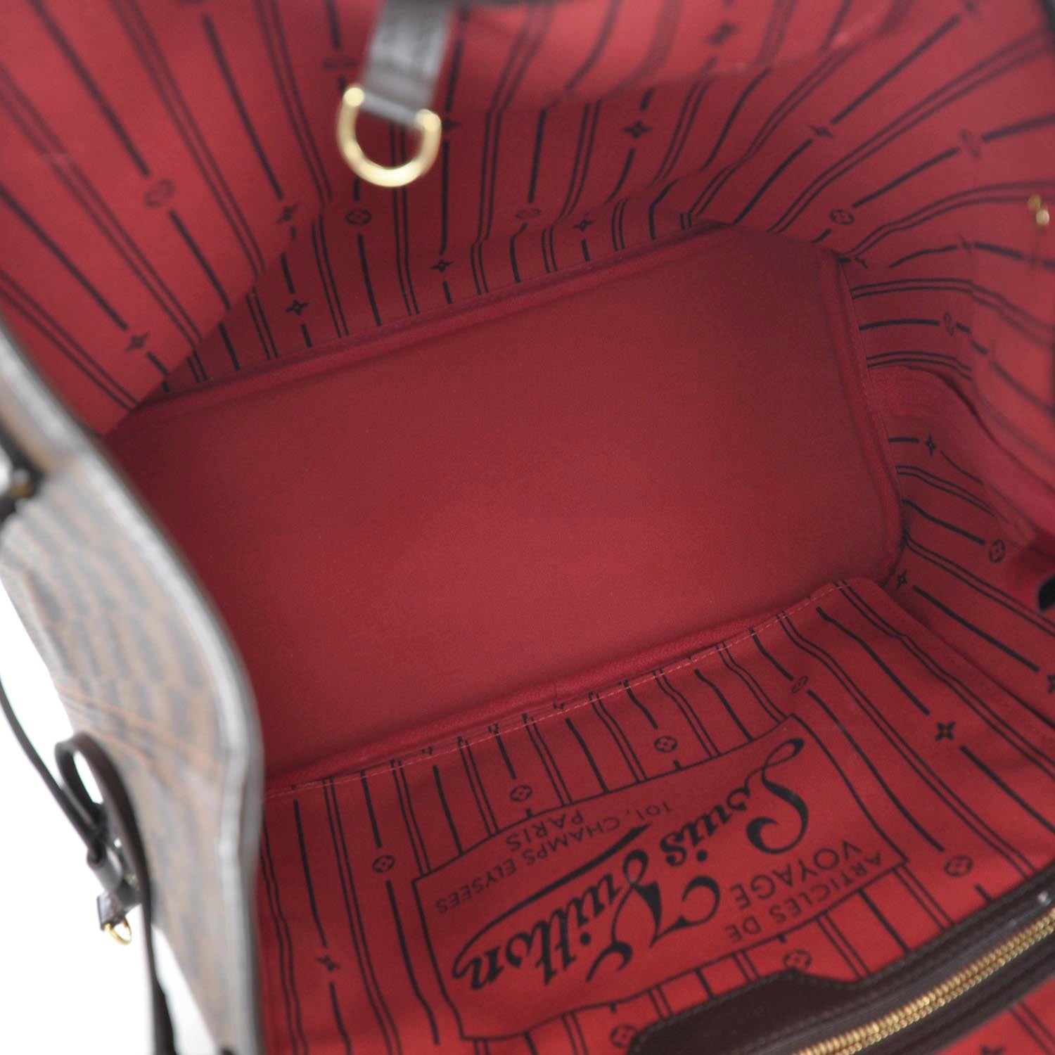 Louis Vuitton Damier Ebene Neverfull MM 8 of 8
