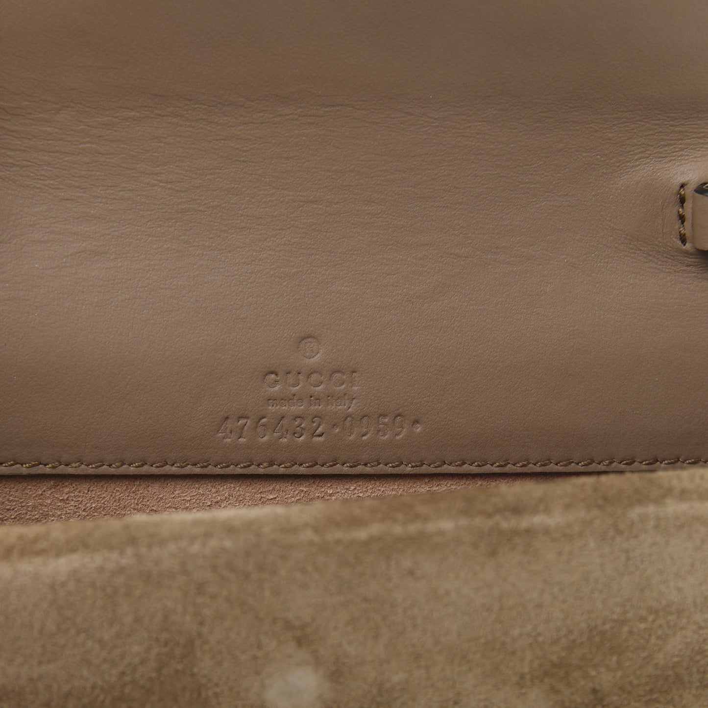 GG Supreme Monogram Super Mini Dionysus Shoulder Bag Taupe