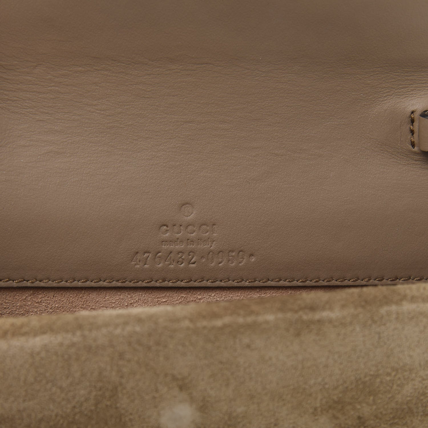 Gucci GG Supreme Monogram Super Mini Dionysus Shoulder Bag Taupe 5 of 11