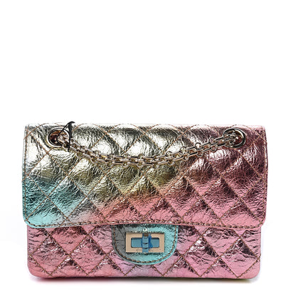 Chanel Metallic Goatskin Quilted Mini 2.55 Reissue Flap Multicolor 1 of 10