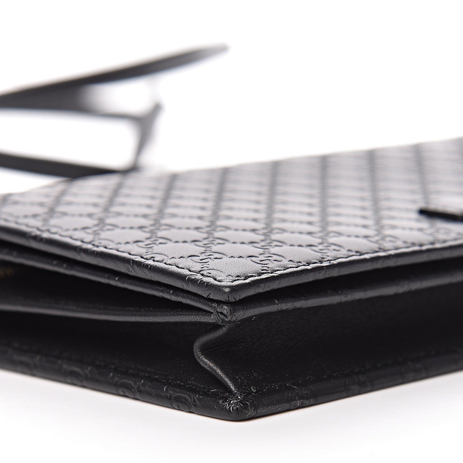 Gucci Microguccissima Crossbody Wallet Black 7 of 11
