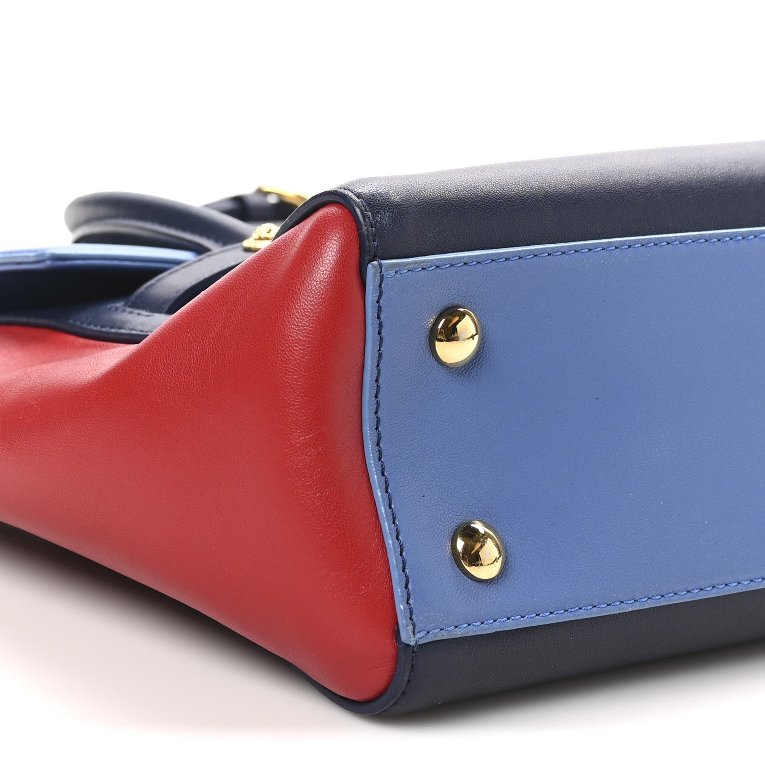 Versace Nappa Signature Bag Blue Multicolor 8 of 11