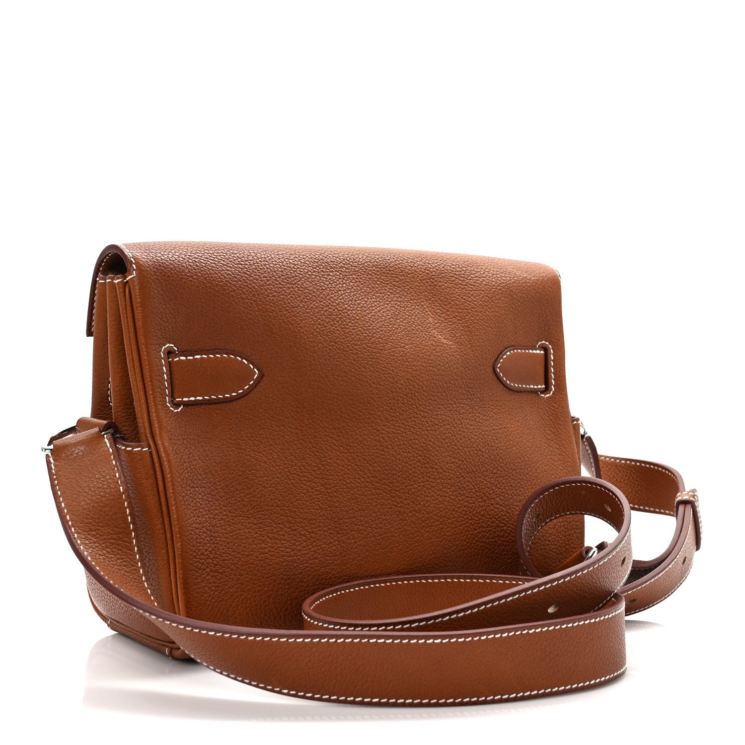 Hermes Barenia Faubourg Kelly Messenger PM Fauve 3 of 15