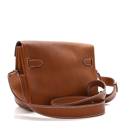 Hermes Barenia Faubourg Kelly Messenger PM Fauve 3 of 15