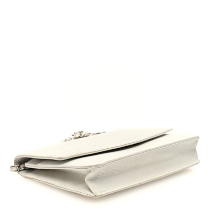 Chanel Caviar Timeless CC Wallet on Chain WOC White 4 of 11