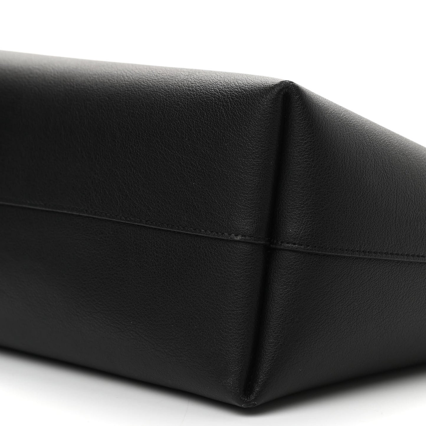 Calfskin Large Shopping Tote Black