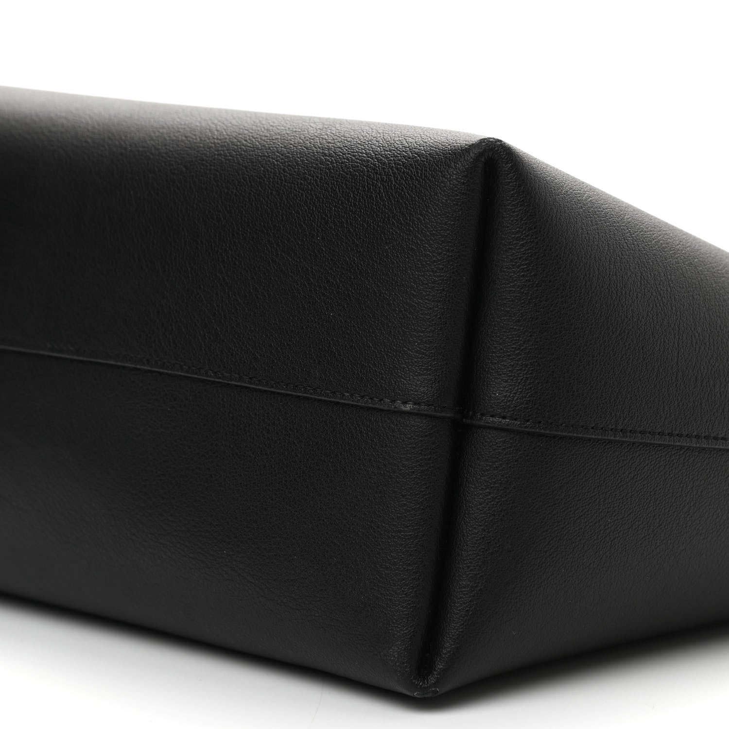 Saint Laurent Calfskin Large Shopping Tote Black 10 of 10