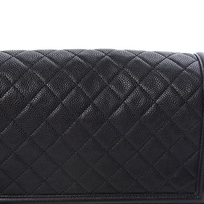 Chanel Caviar Quilted Medium Boy Flap Black 12 of 13