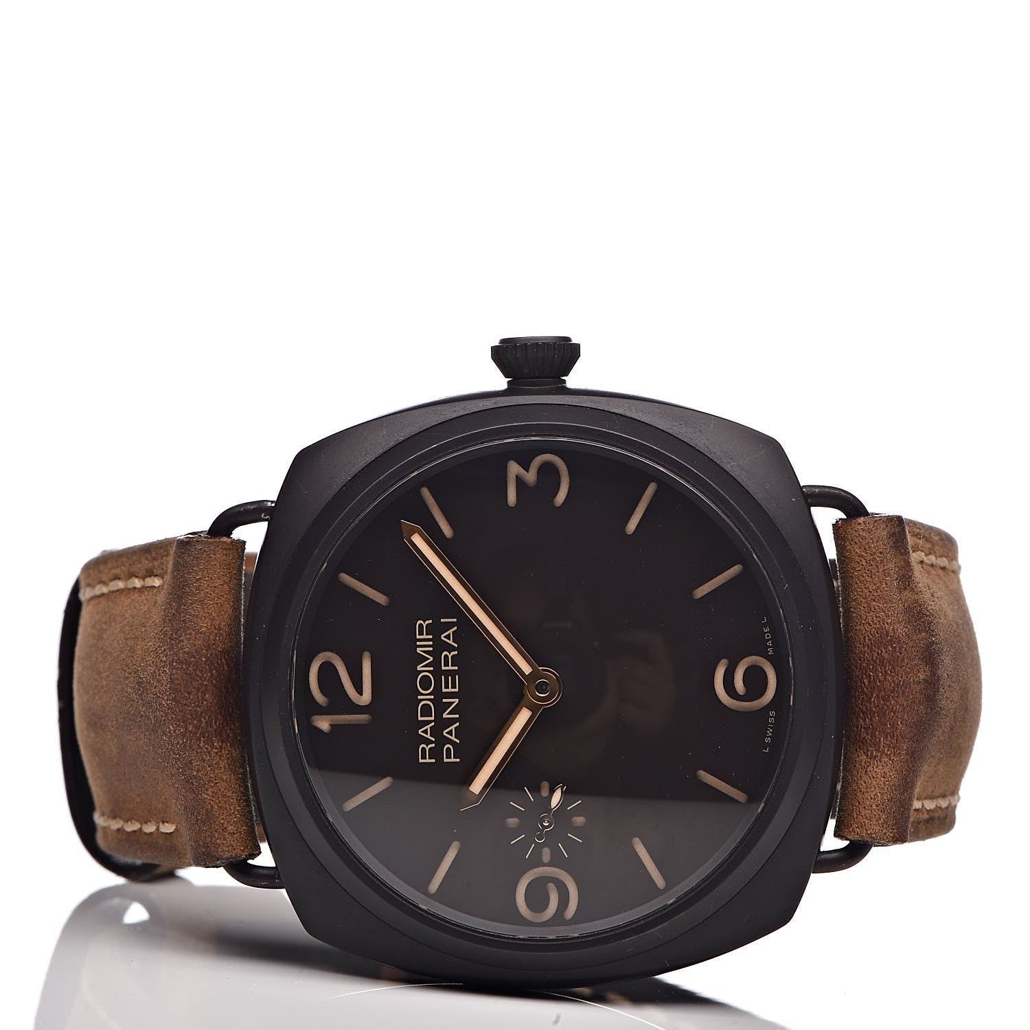 Panerai Stainless Steel Calfskin 47mm Radiomir Composite Automatic Watch Black PAM00504 3 of 9