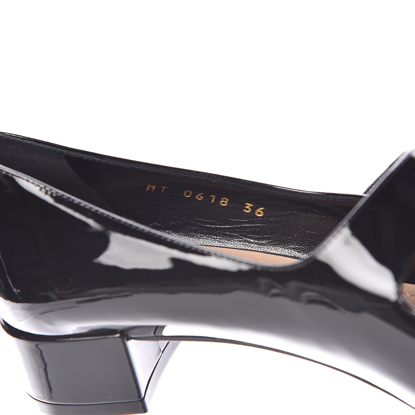 Patent Baby-D Ballet Pumps 36 Black