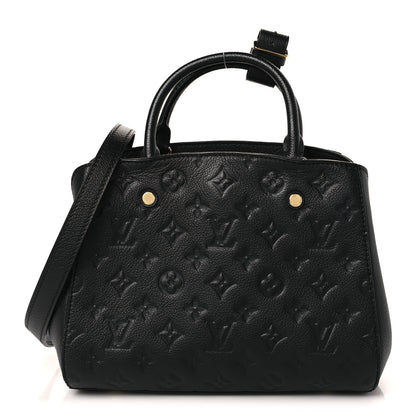Louis Vuitton Empreinte Montaigne BB Black 1 of 8