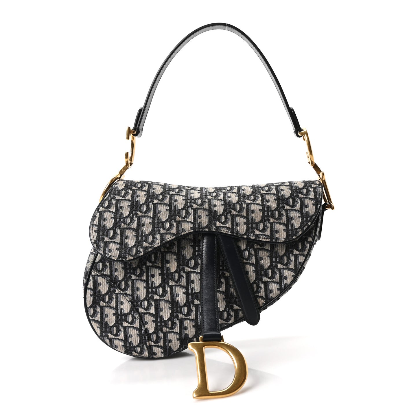 Oblique Saddle Bag Blue