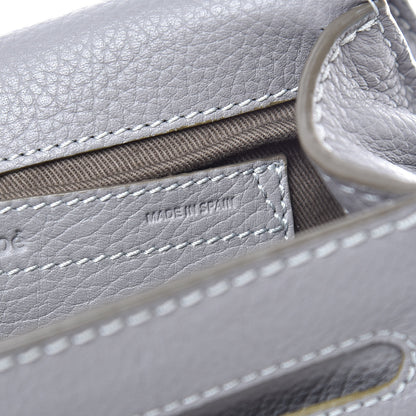 Chloe Calfskin Mini Marcie Round Crossbody Bag Cashmere Grey 7 of 7
