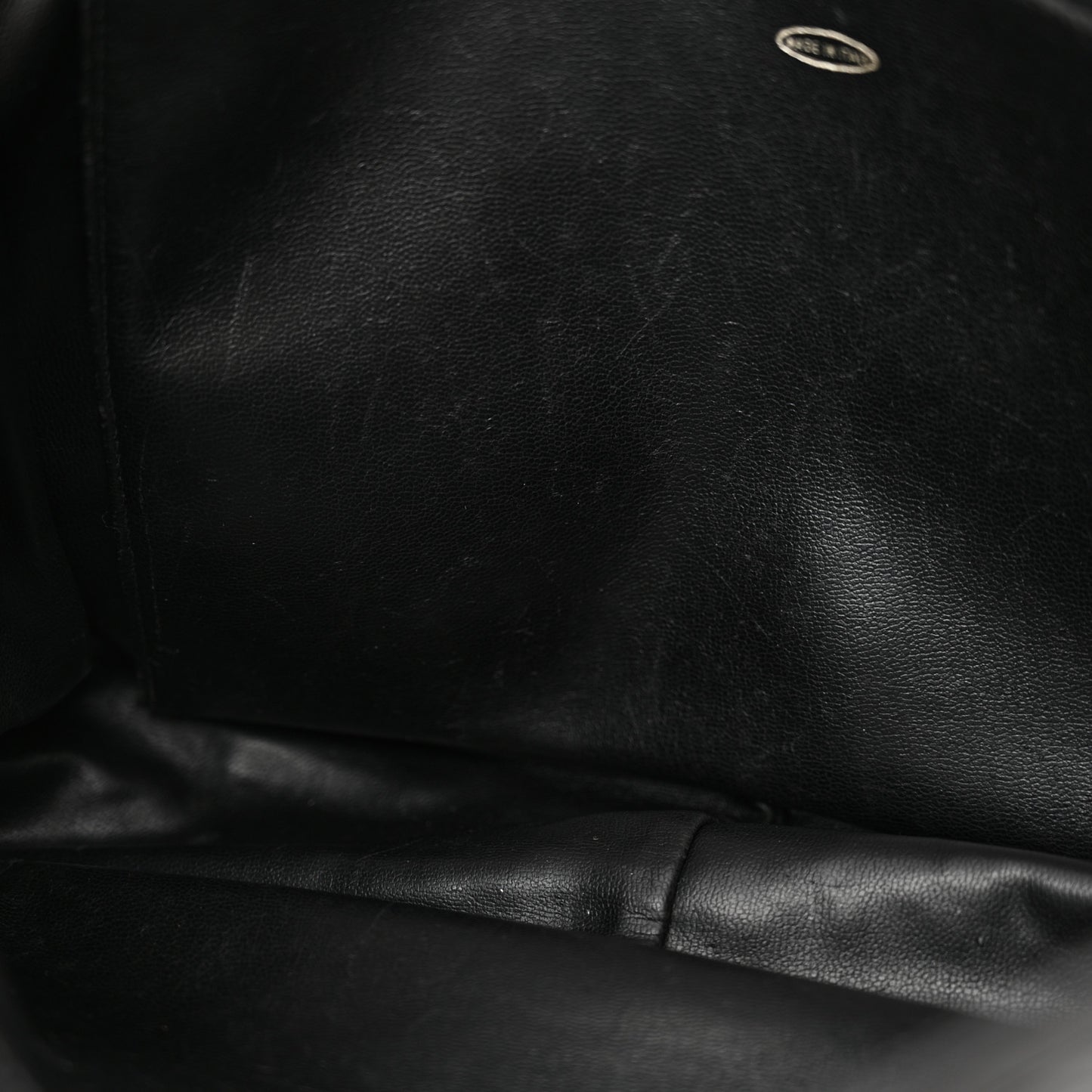 Lambskin Quilted Shoulder Bag Black