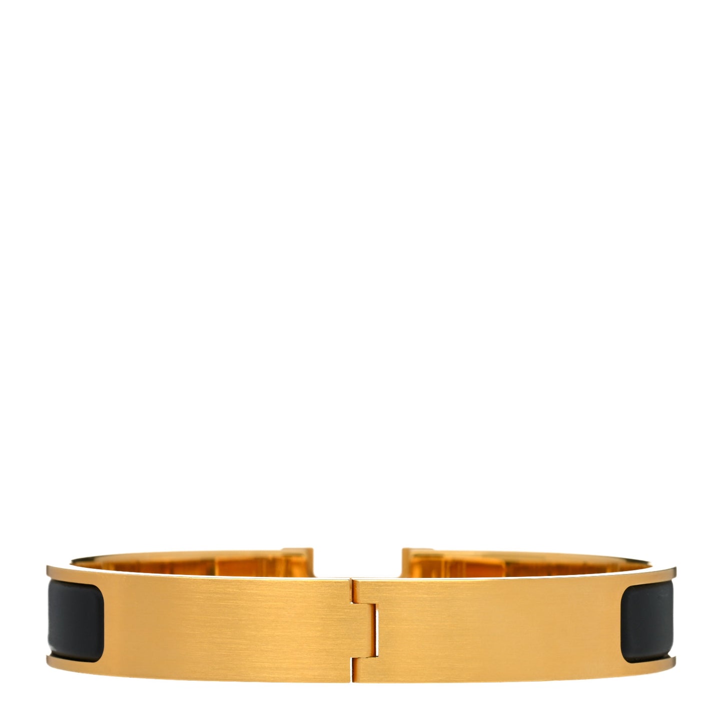 Matte Enamel Narrow Clic Clac HH Bracelet T6 Black