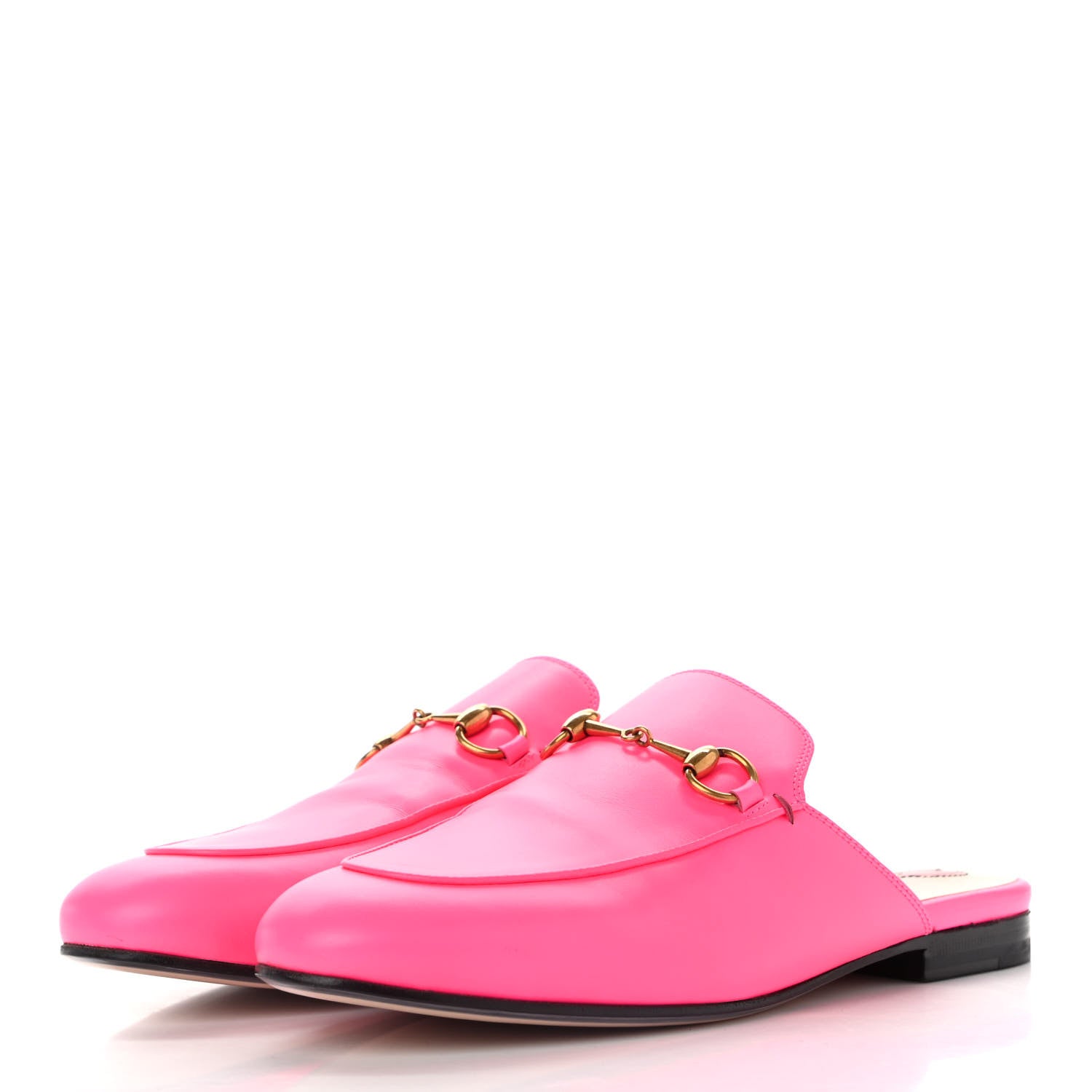 Gucci Calfskin Womens Princetown Slippers 38 Fuxia Fluo 3 of 10