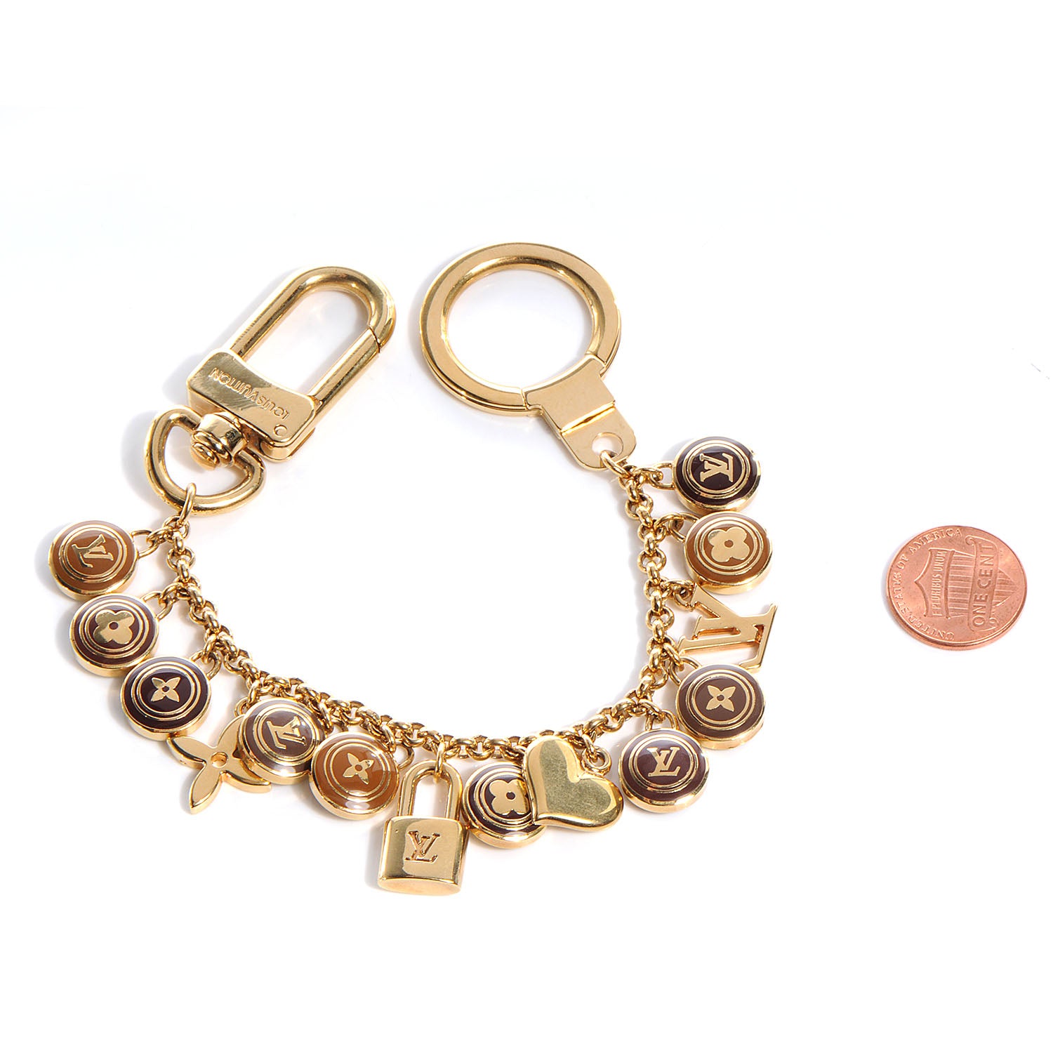 Louis Vuitton Pastilles Bag Charm Brown 2 of 5