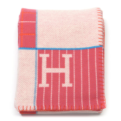 Hermes Wool Cashmere Avalon Passe-Passe Blanket Figue 1 of 3