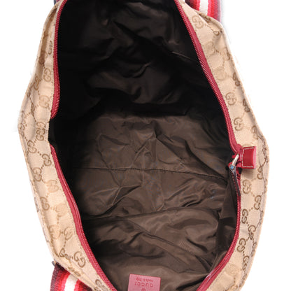 Gucci GG Monogram Large Web Handle Bucket Tote 5 of 7