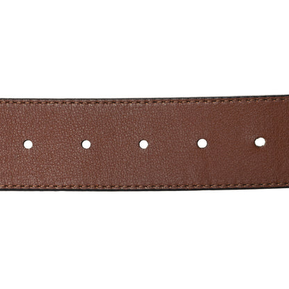 Louis Vuitton Monogram Illusion 40mm LV Initiales Reversible Belt 95 38 Black 4 of 5