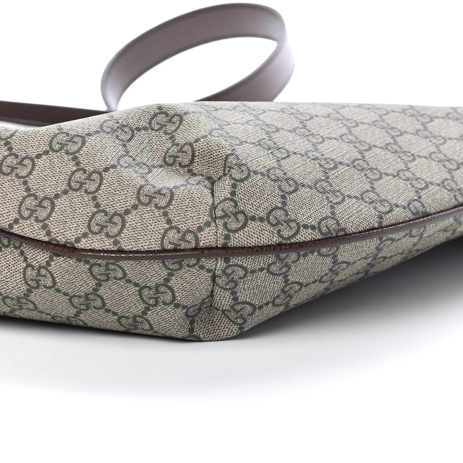 Gucci GG Supreme Monogram Web Ophidia Half Moon Hobo Brown 9 of 9