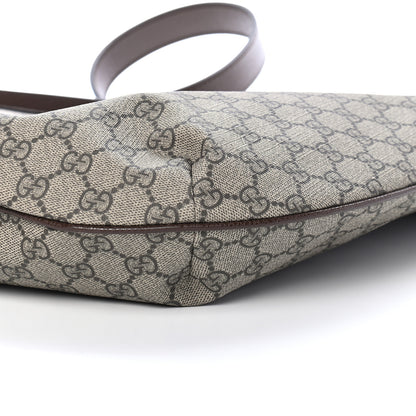 Gucci GG Supreme Monogram Web Ophidia Half Moon Hobo Brown 9 of 9