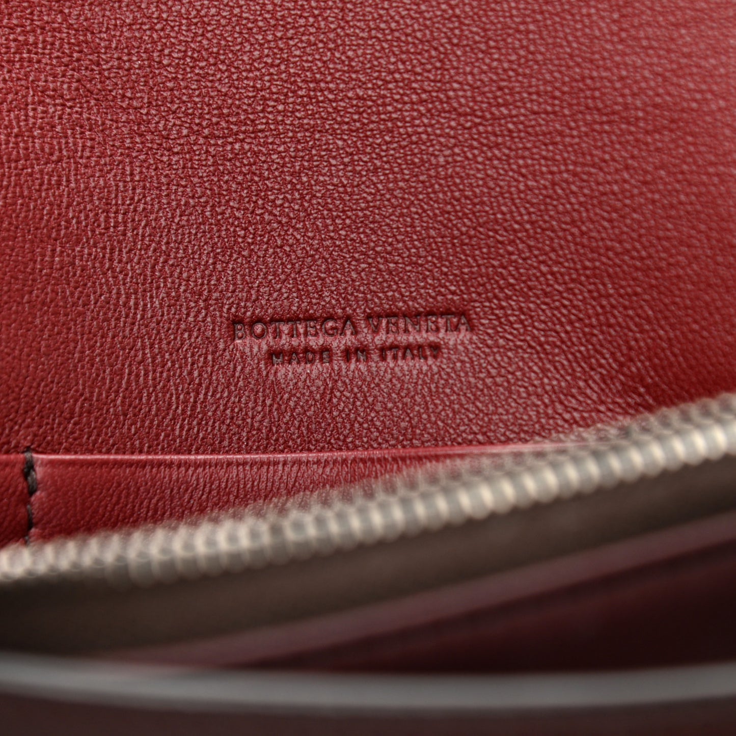 Nappa Intrecciato Wallet Bag Gigolo Red