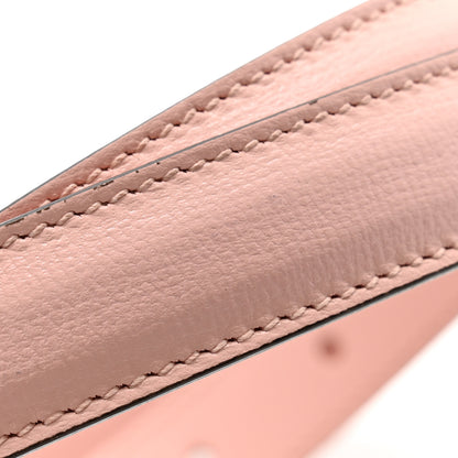 Gucci Azalea Calfskin Enamel Monochrome Double G 20mm Belt 85 34 Perfect Pink 8 of 9