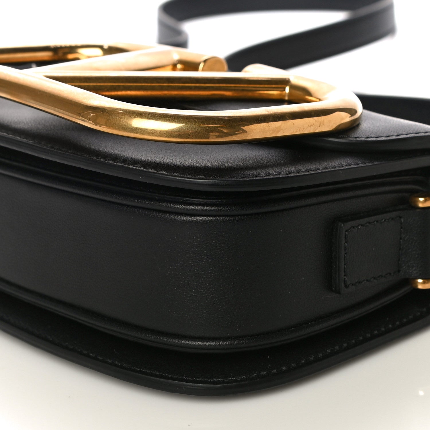 Valentino Garavani Calfskin Small Supervee Crossbody Bag Black 9 of 9