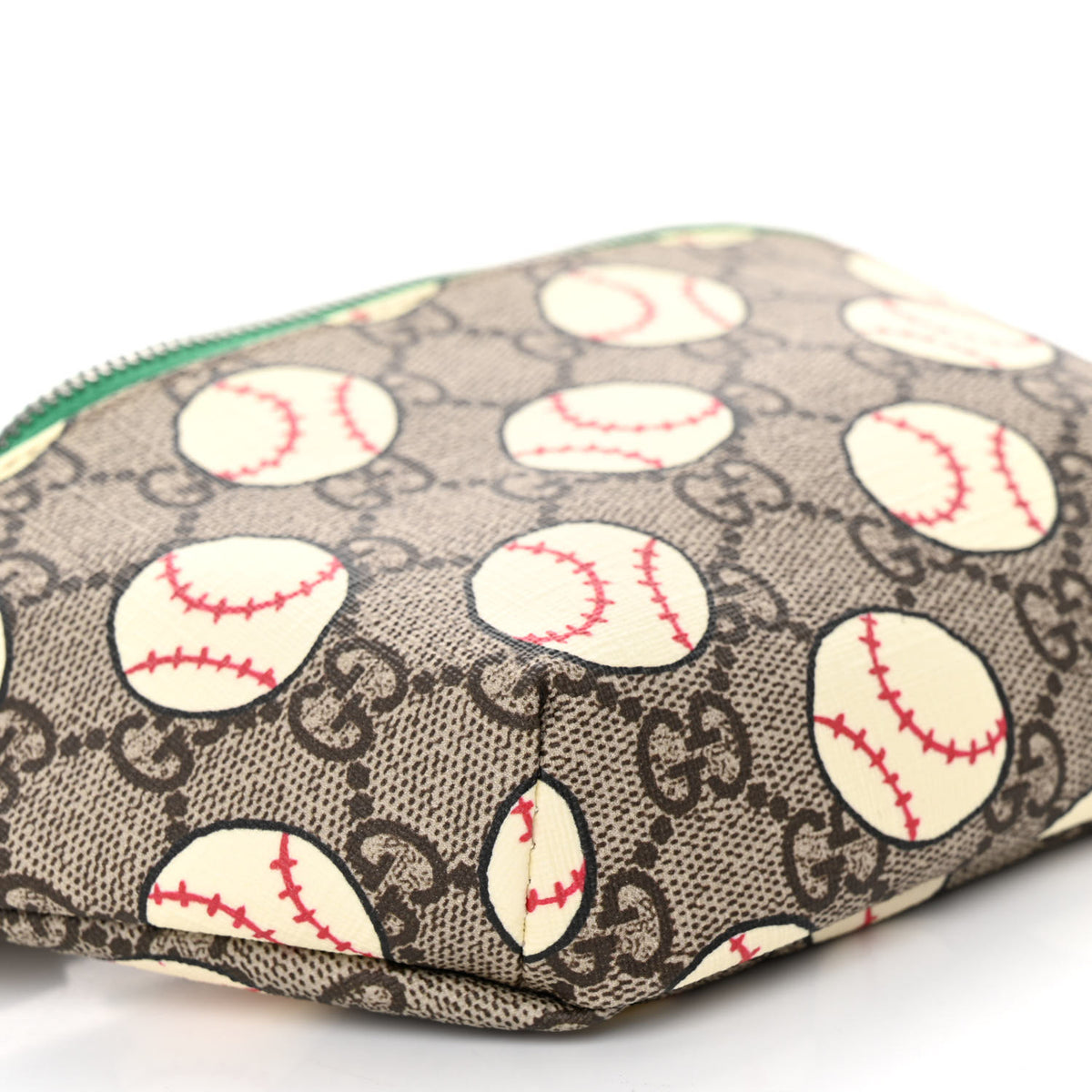 Gucci GG Supreme Monogram Baseballs Web Childrens Belt Bag 9 of 10