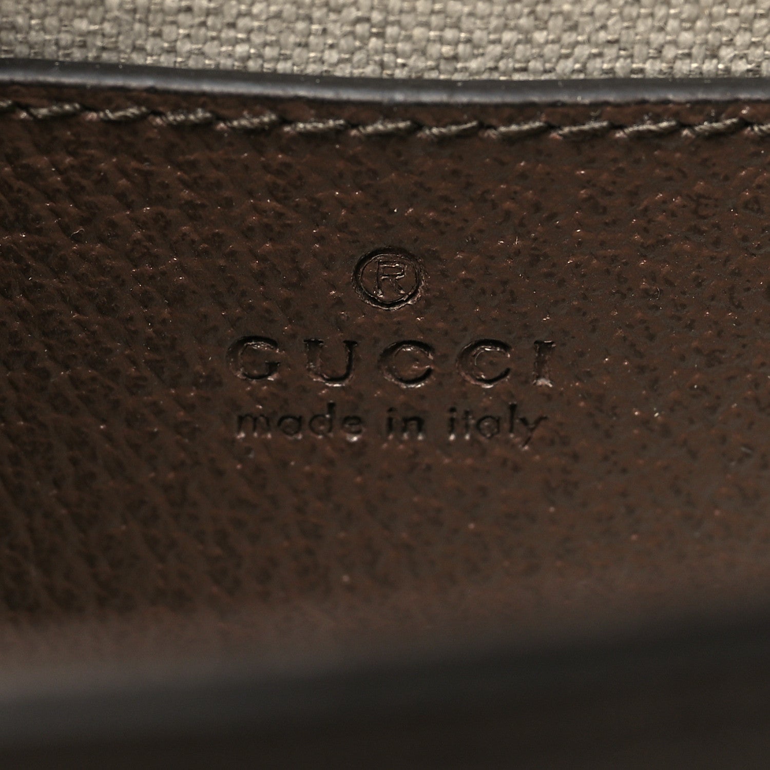 Gucci GG Supreme Monogram Textured Dollar Calfskin Web Mini Ophidia Padlock Top Handle Chain Shoulder Bag Beige Ebony New Acero 6 of 9