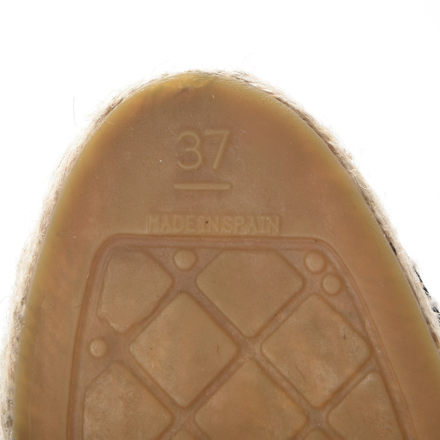 Chanel Velvet Grosgrain CC Espadrilles 37 Black 6 of 10