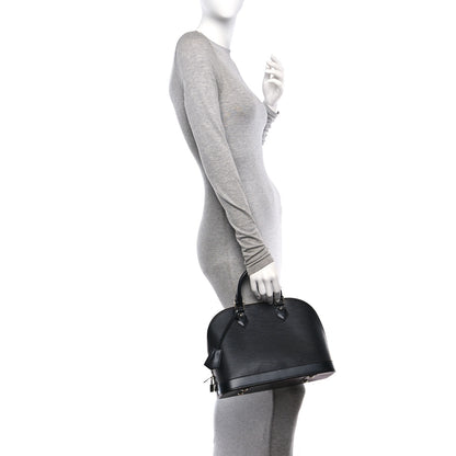 Louis Vuitton Epi Alma PM Black 2 of 12