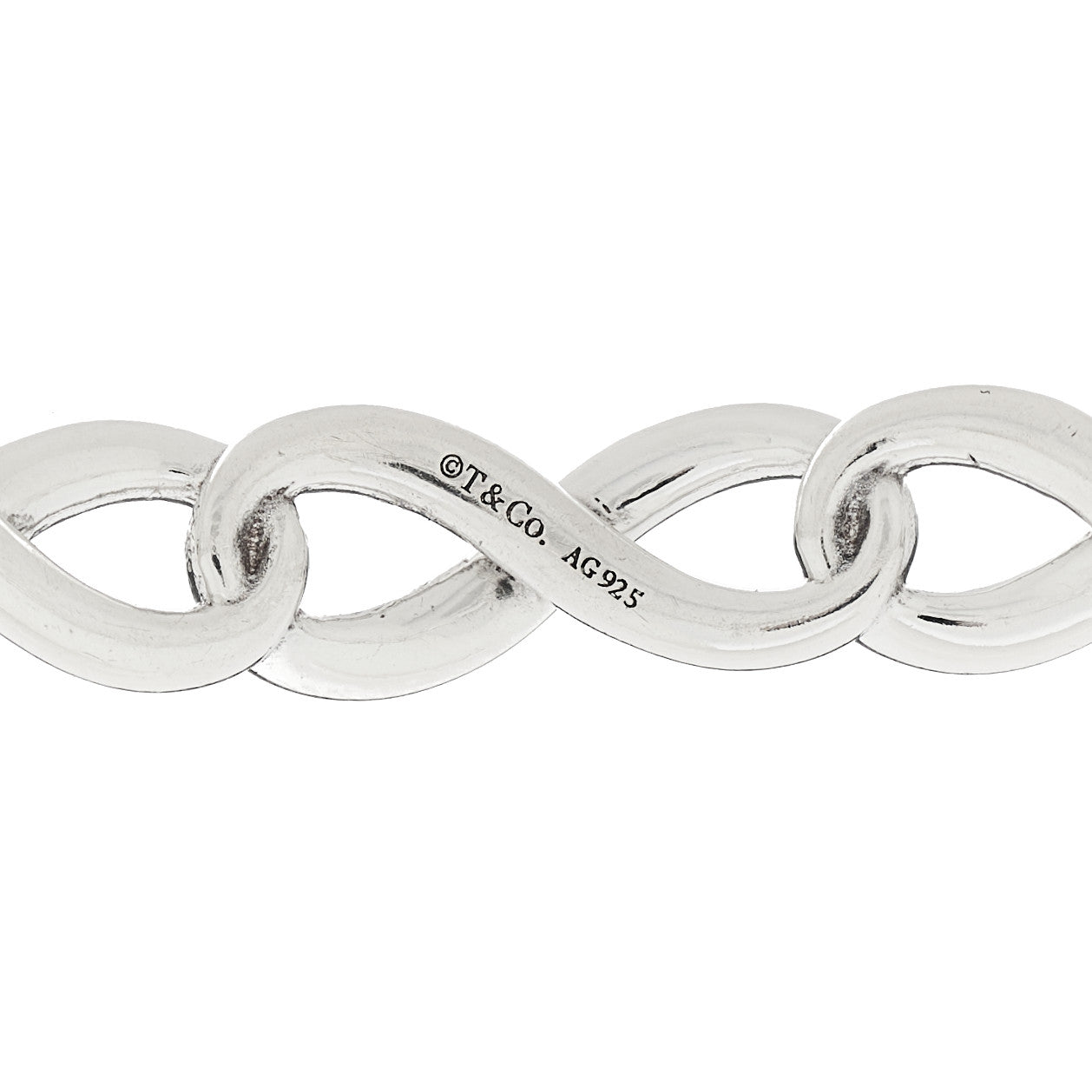 Sterling Silver Infinity Bangle Bracelet