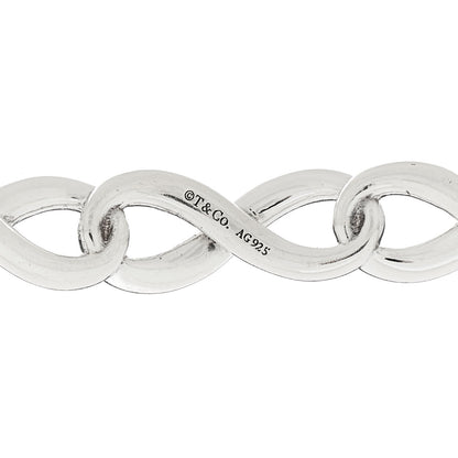 Tiffany Sterling Silver Infinity Bangle Bracelet 2 of 3