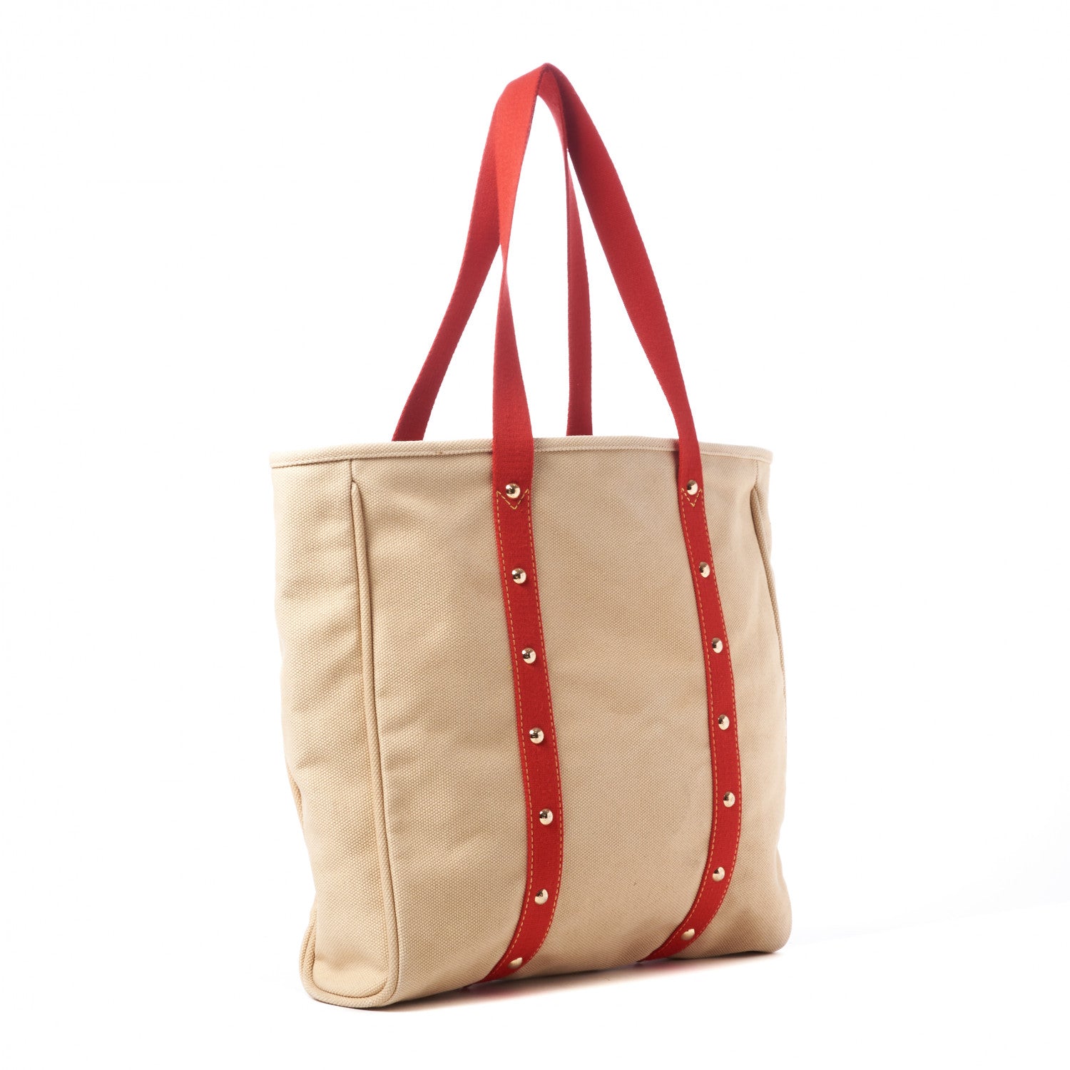 Louis Vuitton Toile Antigua Cabas GM Beige 2 of 9